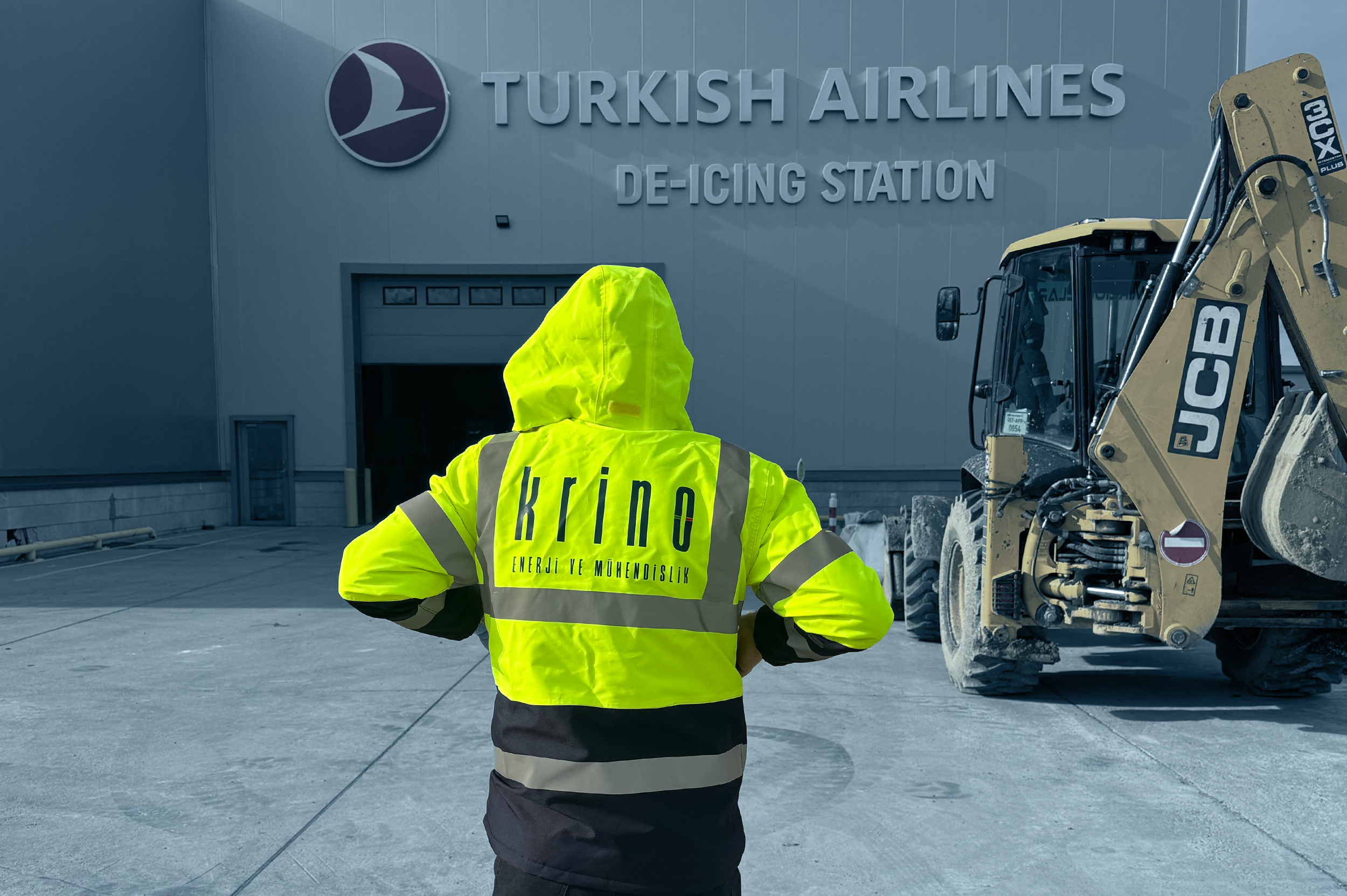 THY De-Icing-Gebäude Leitungsversetzungsprojekt am Flughafen Istanbul Grand